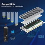 Maiwo adaopter M.2 NVME na PCI-Express RGB ALU HEATSINK-1